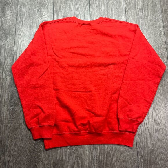 Full Send Nelk Boys Red Sweatshirt Small Mens Spell Out - Picture 5 of 8